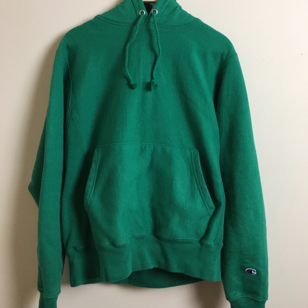 Champion kelly green pullover hoodie